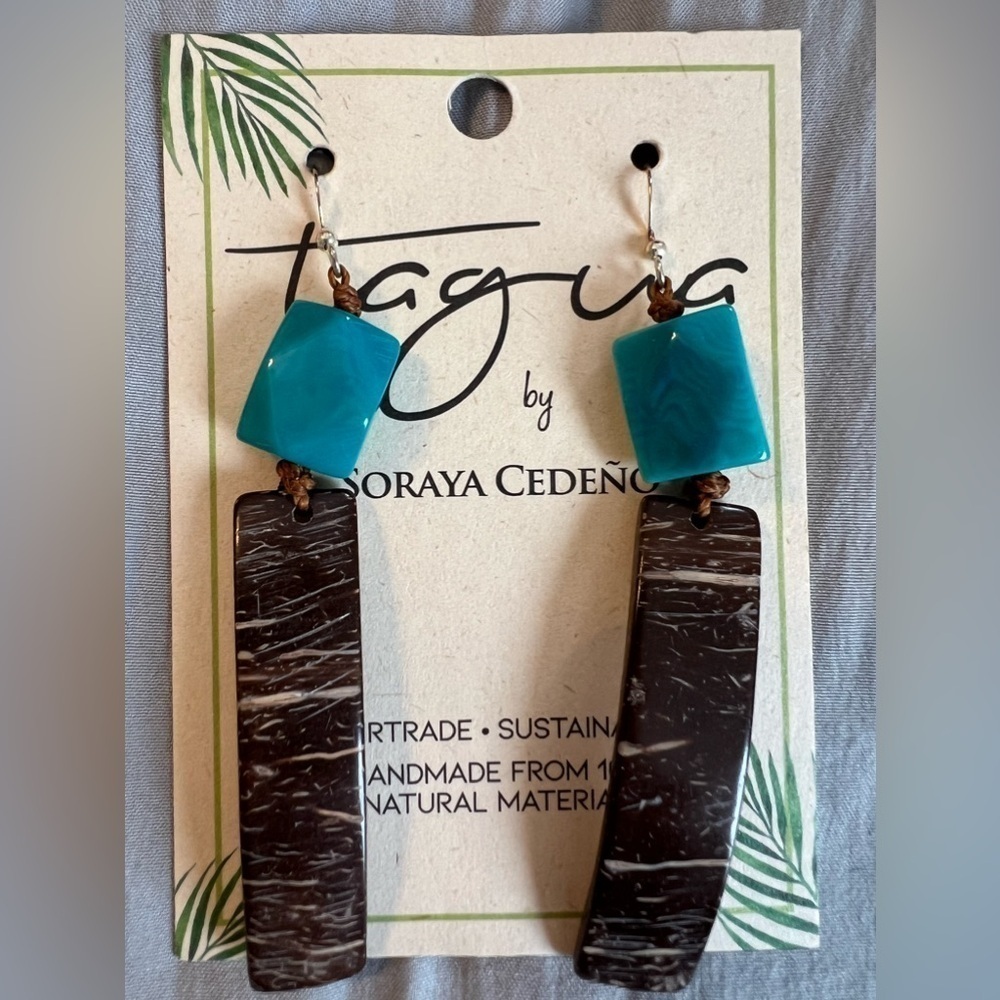 New Ecuadorian Tagua Earrings